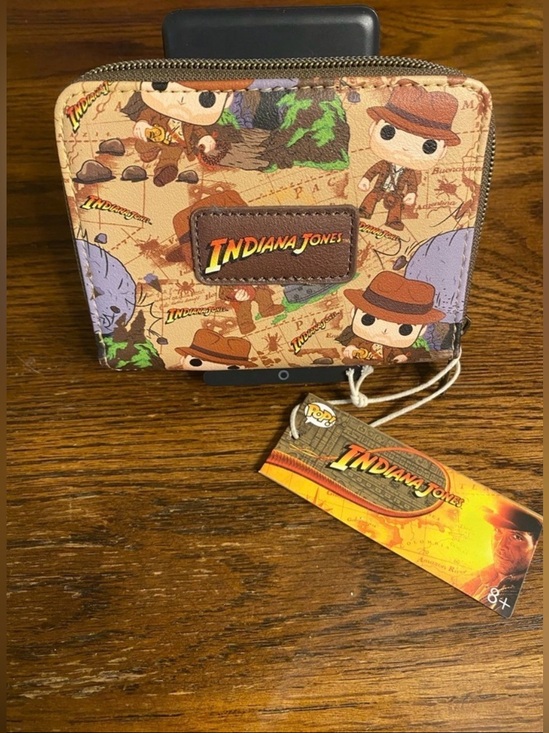 Funko Other - Loungefly Funko Pop Indiana Jones Zip Around Wallet NWT Raiders Lost Ark Map